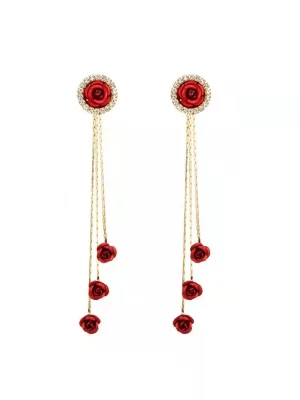 Flower Drop Earrings