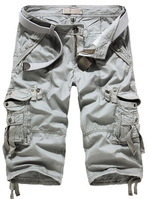 Relaxed Casual Shorts with Tropical-Inspired Prints for Daily Wear