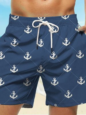 Eye-Catching Casual Shorts with Graphic Design
