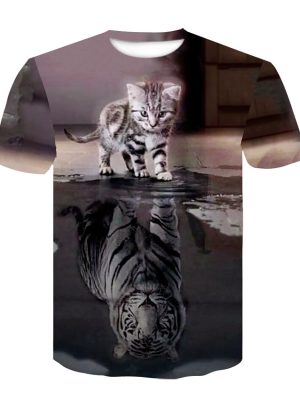 Vibrant and Stylish Shirt with Nature Graphics for a Cool Summer Vibe